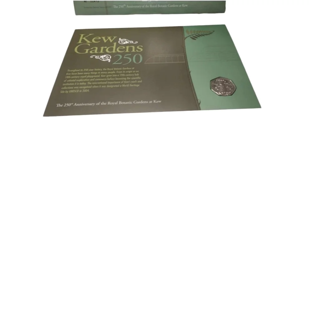 ROYAL MINT 2009 KEW GARDENS 50p In BRILLIANT UNCIRCULATED FDC, FIRST DAY COVER - Picture 5 of 7
